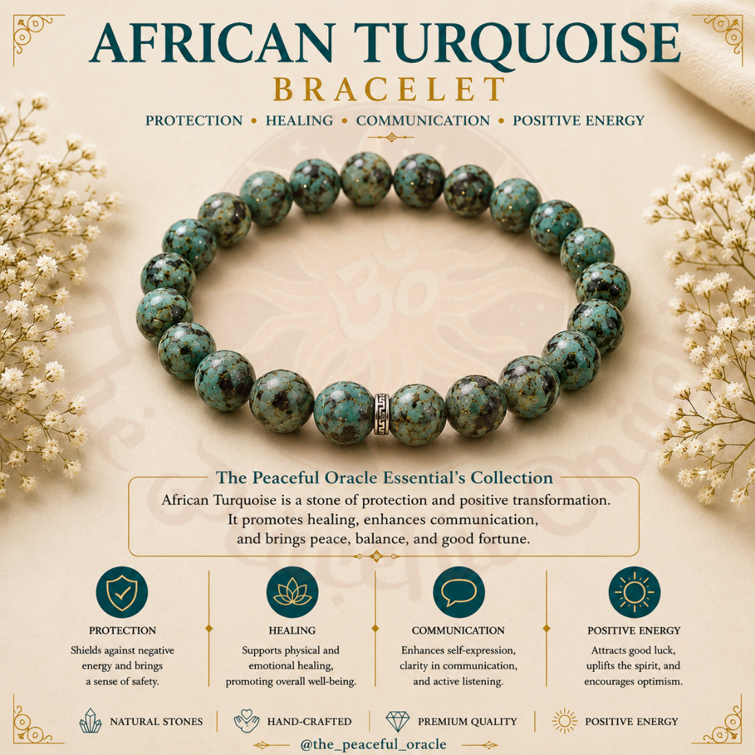 African Turquoise Bracelet