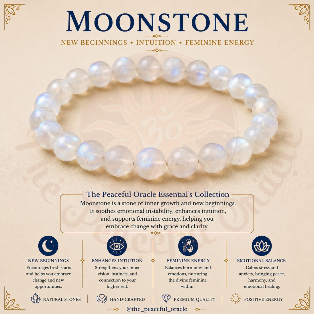 Rainbow Moonstone Bracelet
