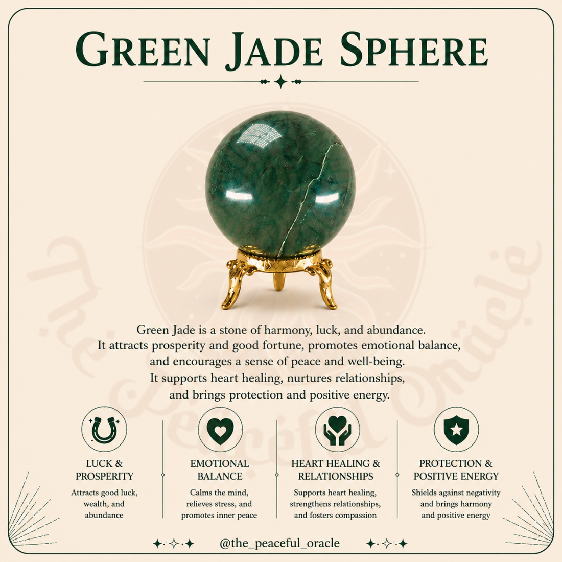 Green Jade Sphere