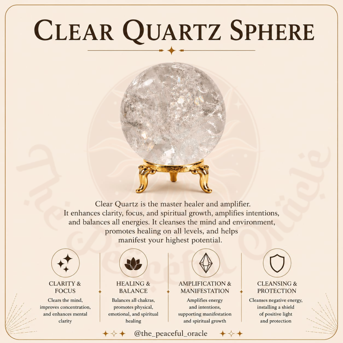Clear Quartz Sphere