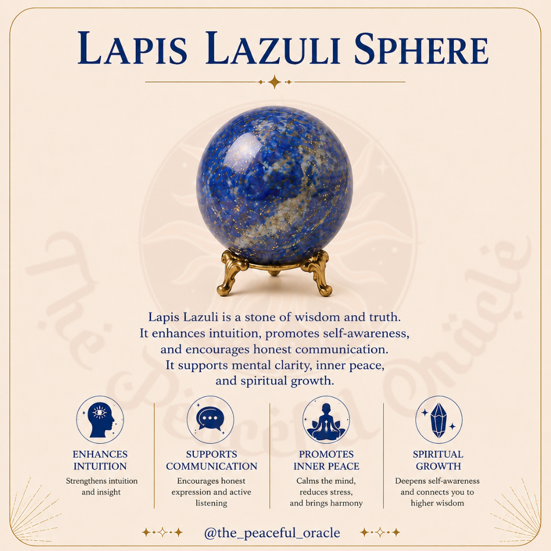 Lapiz lazuli Sphere
