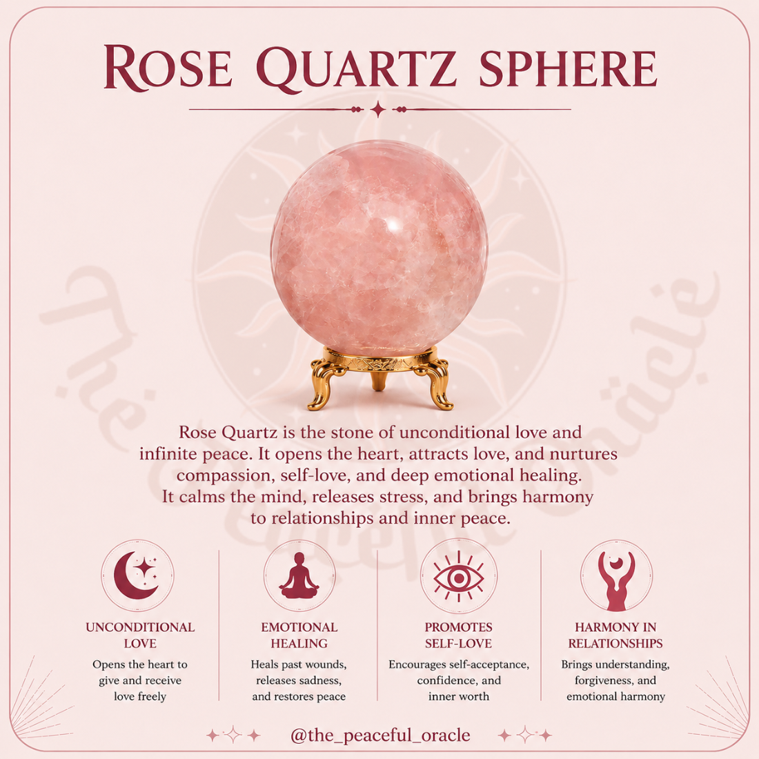 Rose Quartz Sphere