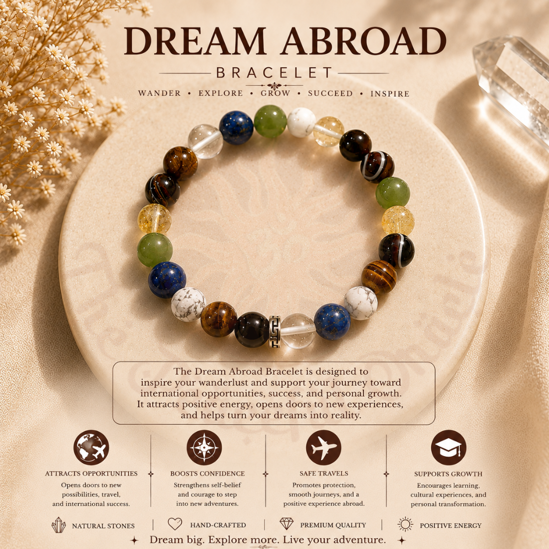 Dream Abroad Bracelet