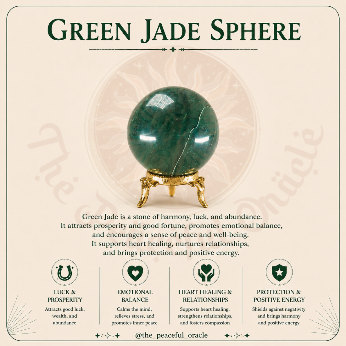 Green Jade Sphere