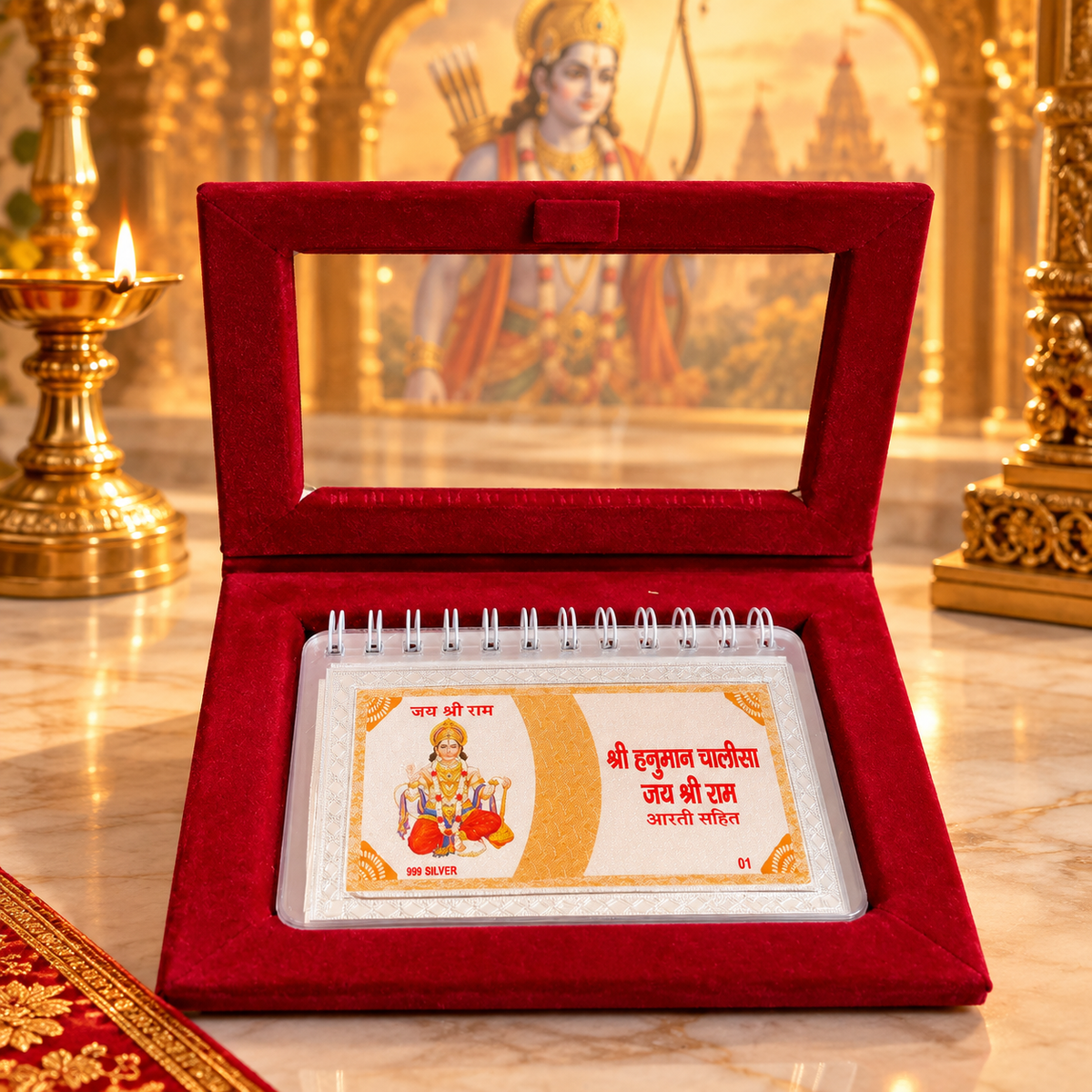 999 Silver Hanuman Chalisa
