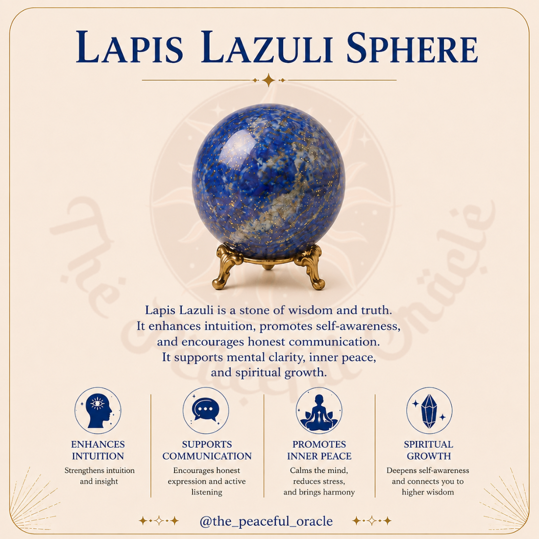 Lapiz lazuli Sphere