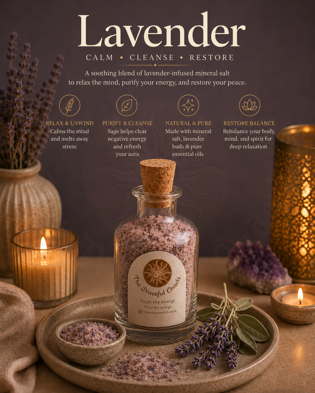 Lavender Salt