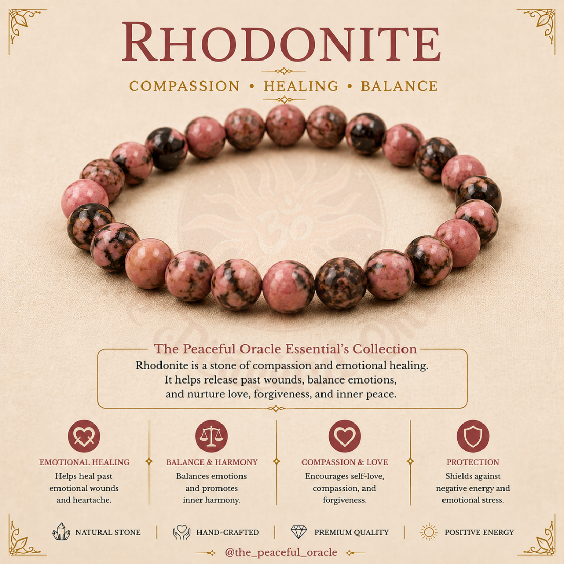 Rhodonite Bracelet