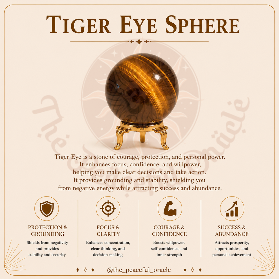 Tiger Eye Sphere