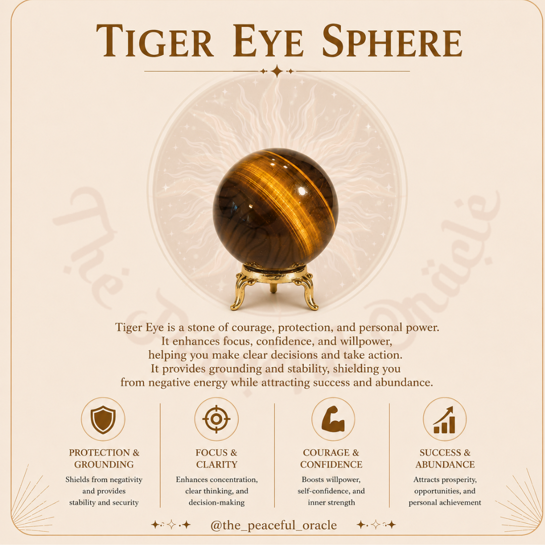 Tiger Eye Sphere