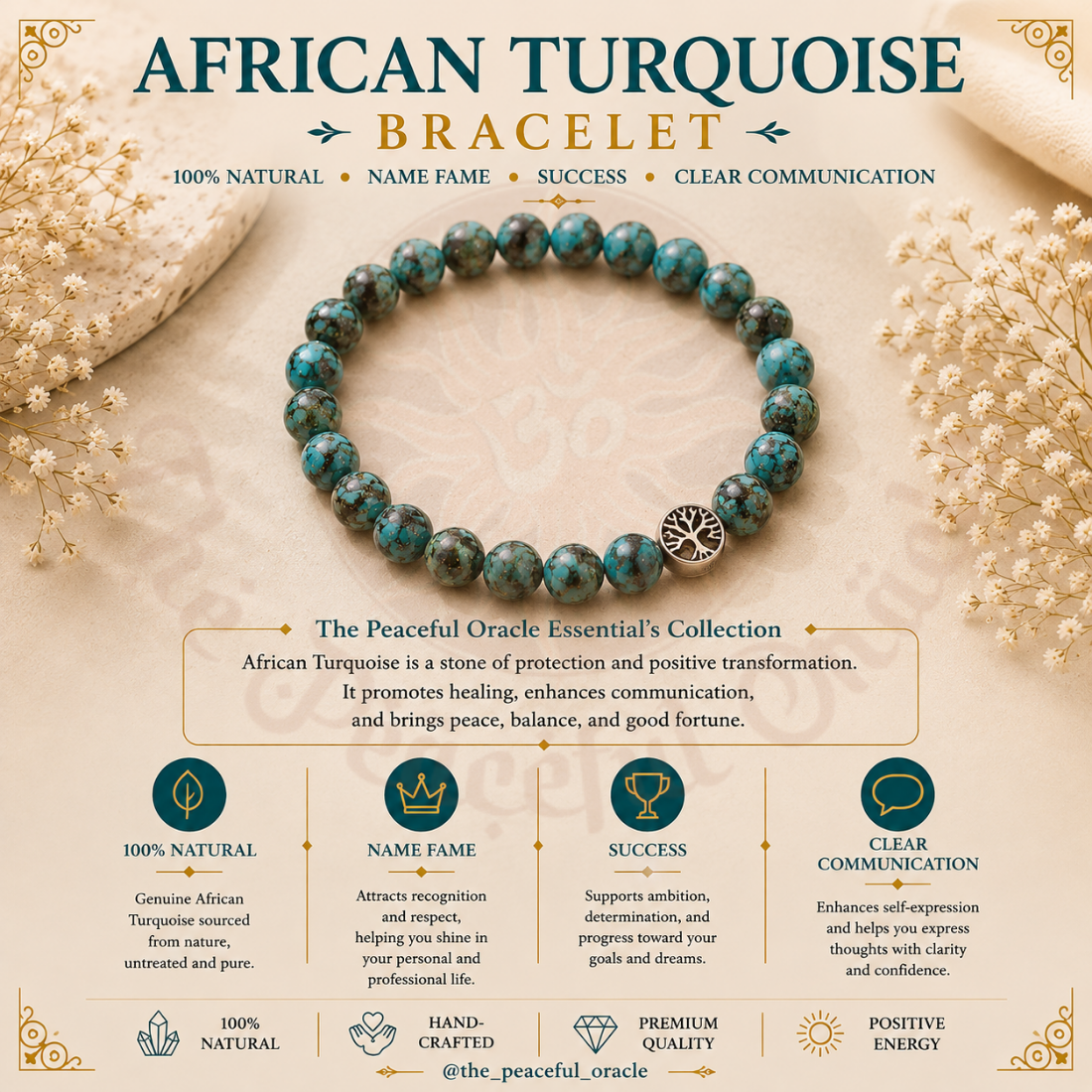 African Turquoise Bracelet