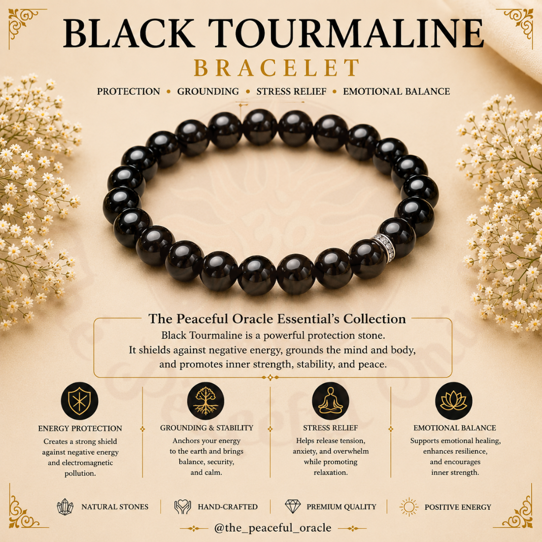 Black tourmaline Bracelet