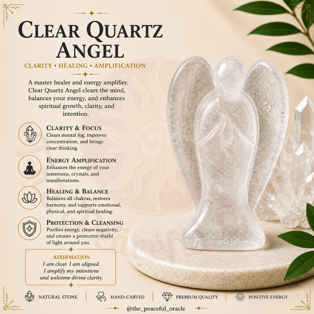 Clear Quartz Angel