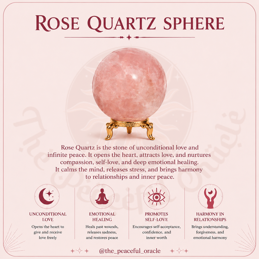 Rose Quartz Sphere