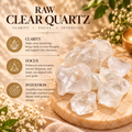 Raw clear quartz