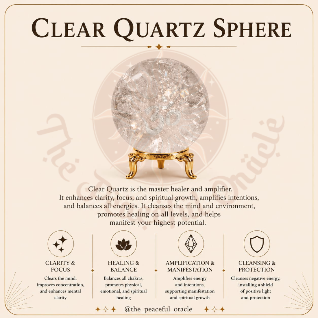 Clear Quartz Sphere