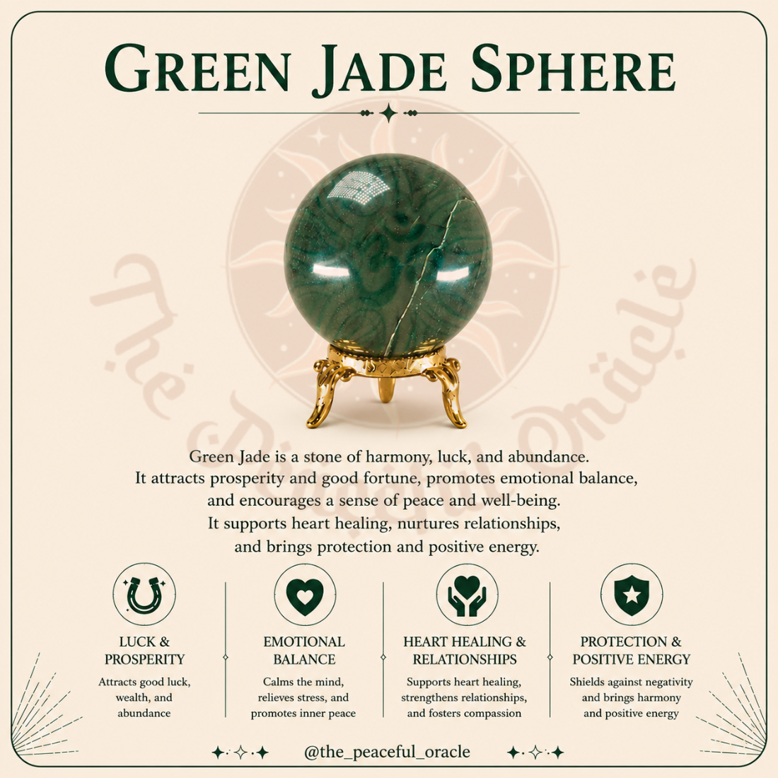 Green Jade Sphere