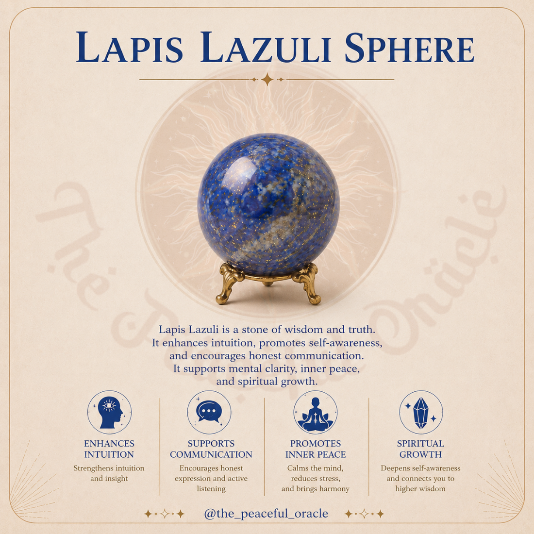 Lapiz lazuli Sphere