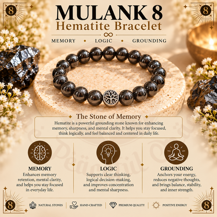 Mulank 8 Hematite — The Stone of Memory