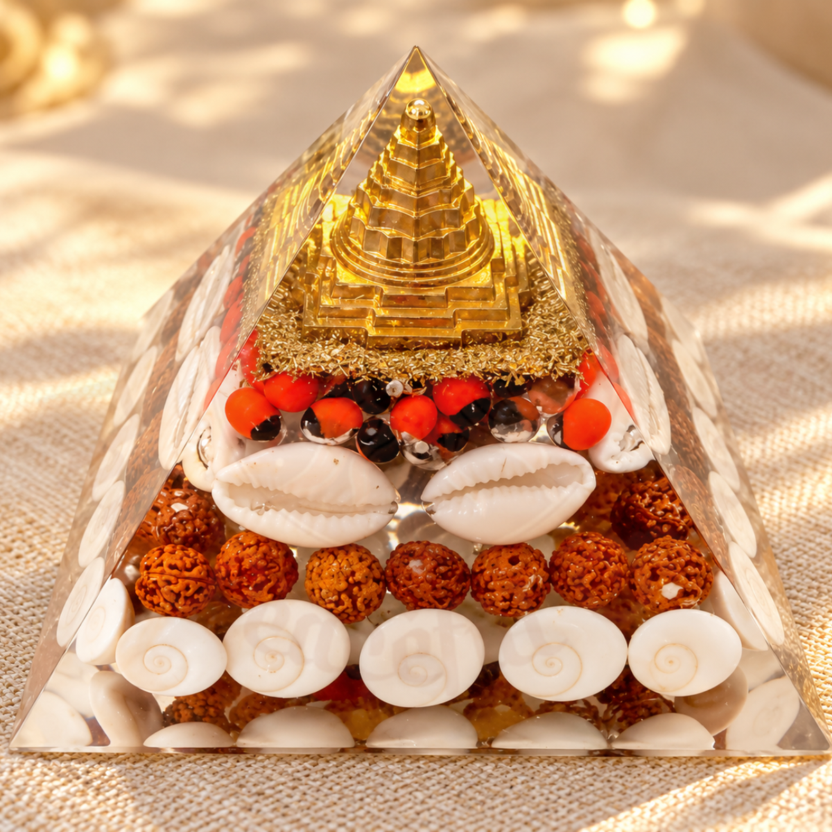 Shree Yantra Rudraksha Pyramid