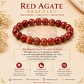 Red Agate Bracelet