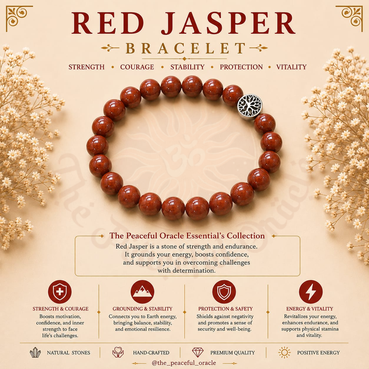 Red jasper Bracelet