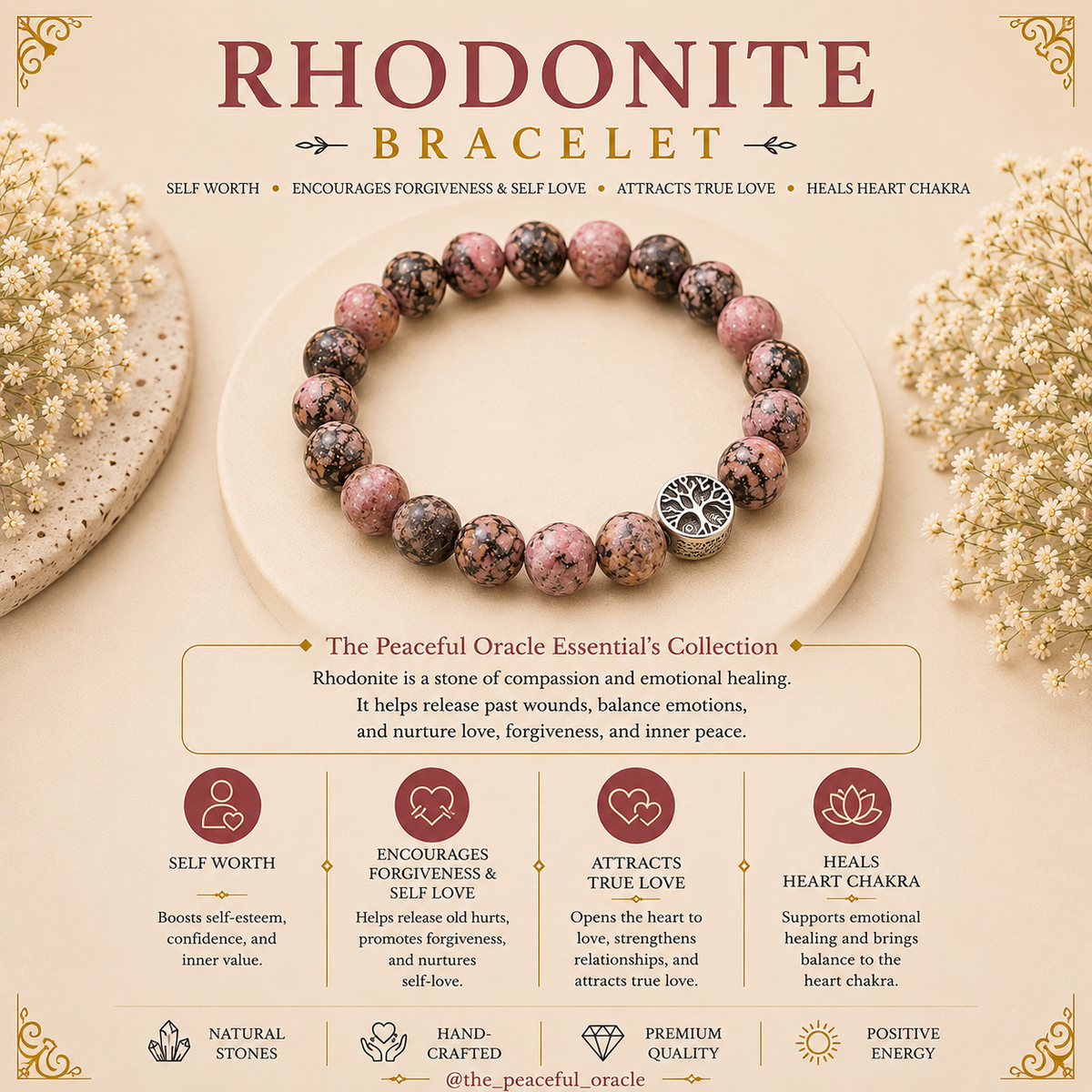 Rhodonite Bracelet