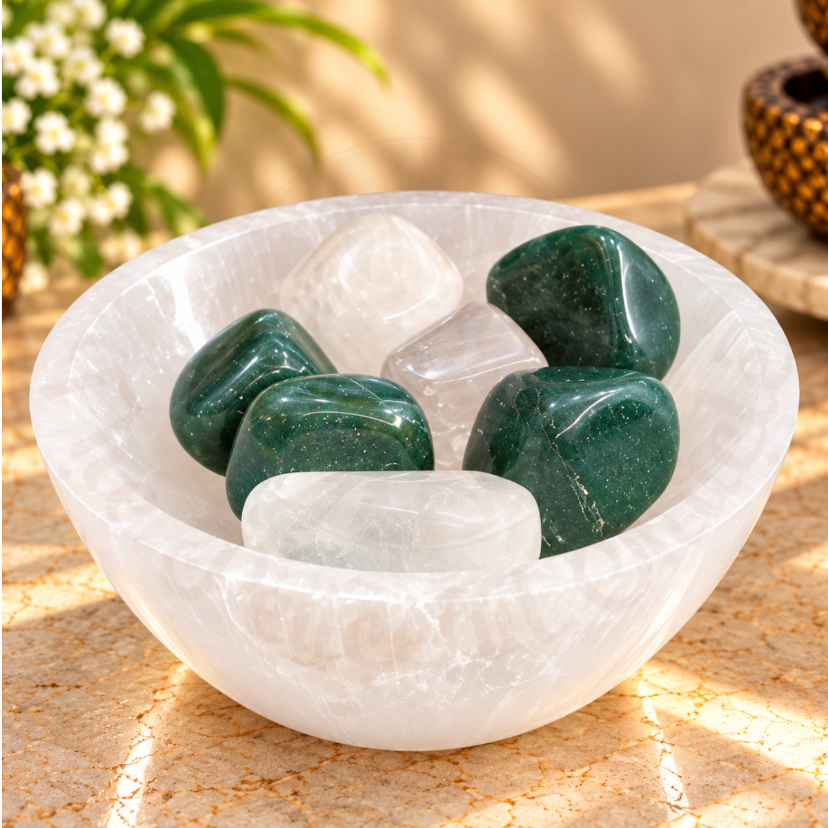 Selenite Study Bowl